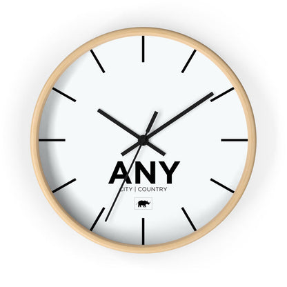 08L FIRST CLASS ANY AIRPORT WALL CLOCK - 08 Left
