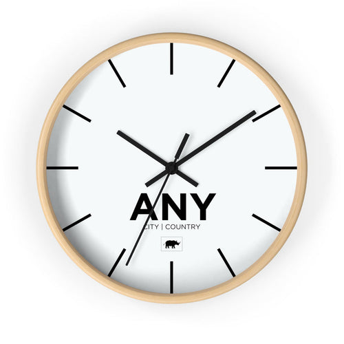 08L FIRST CLASS ANY AIRPORT WALL CLOCK - 08 Left