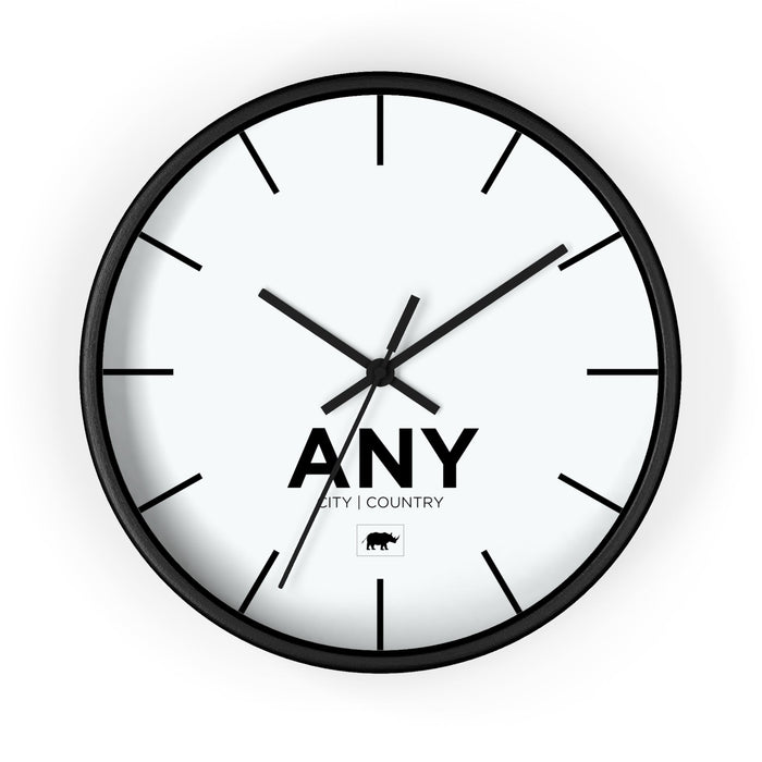08L FIRST CLASS ANY AIRPORT WALL CLOCK - 08 Left