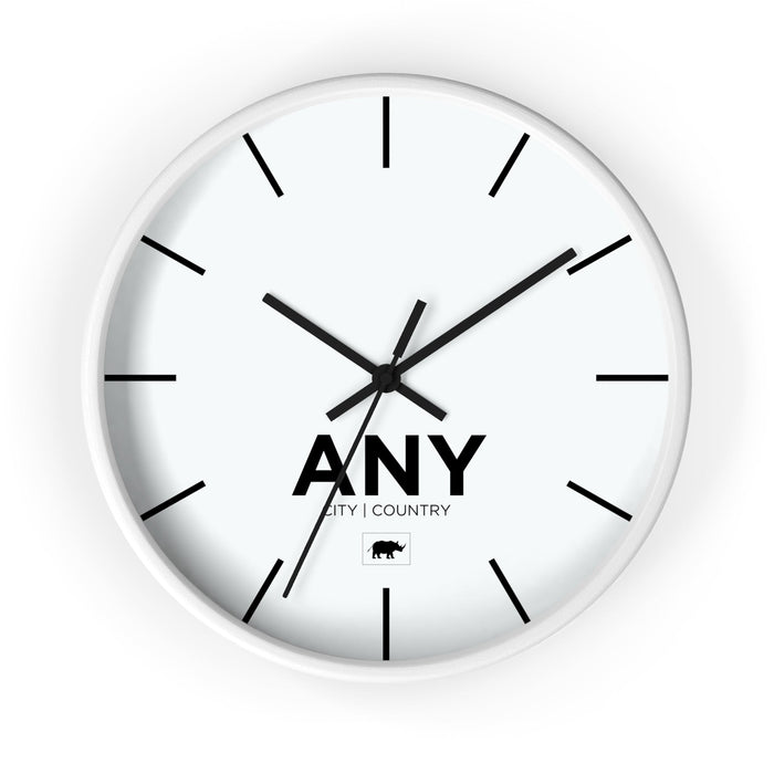 08L FIRST CLASS ANY AIRPORT WALL CLOCK - 08 Left
