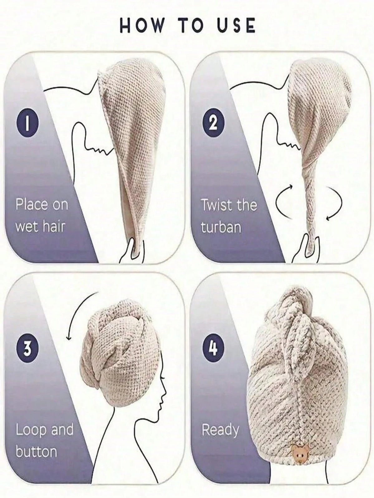 1/3pcs Ultra-Soft Microfiber Hair Towel, Paired With Hair Drying Cap And Coral Fleece Towel, Super Absorbent, Soft And Comfortable, Prevents Hair Dryness And Frizz, Suitable For Home, Bathroom, Family