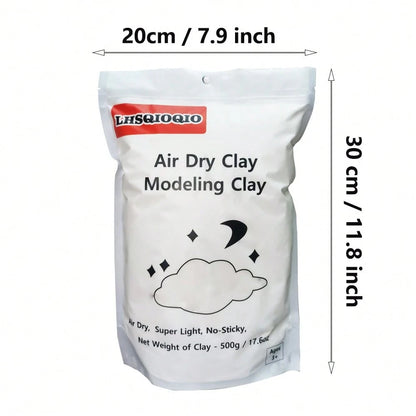 1 Pack Modeling Clay Foam Clay- 1.1 Lbs Air Dry Clay Super Light Magic Clay, Perfect Gift For Boys And Girls