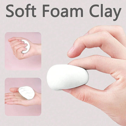 1 Pack Modeling Clay Foam Clay- 1.1 Lbs Air Dry Clay Super Light Magic Clay, Perfect Gift For Boys And Girls