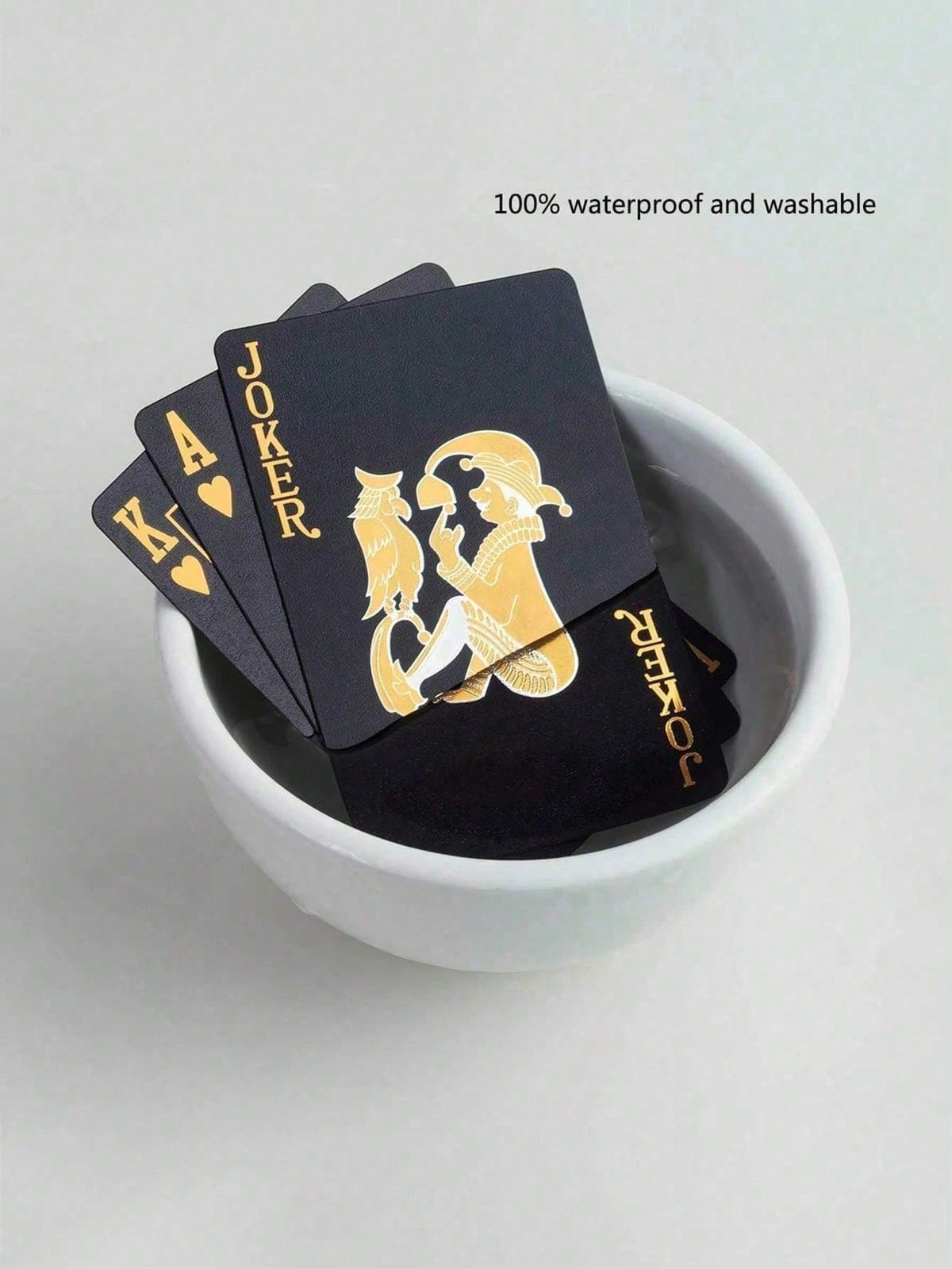 1 Pack Waterproof Plastic Playing Cards, Suitable For Christmas And Holiday Parties, Family Game Night, Party Favors And Gifts- Includes Trick Cards And Magic Performance Cards, Suitable For Adults
