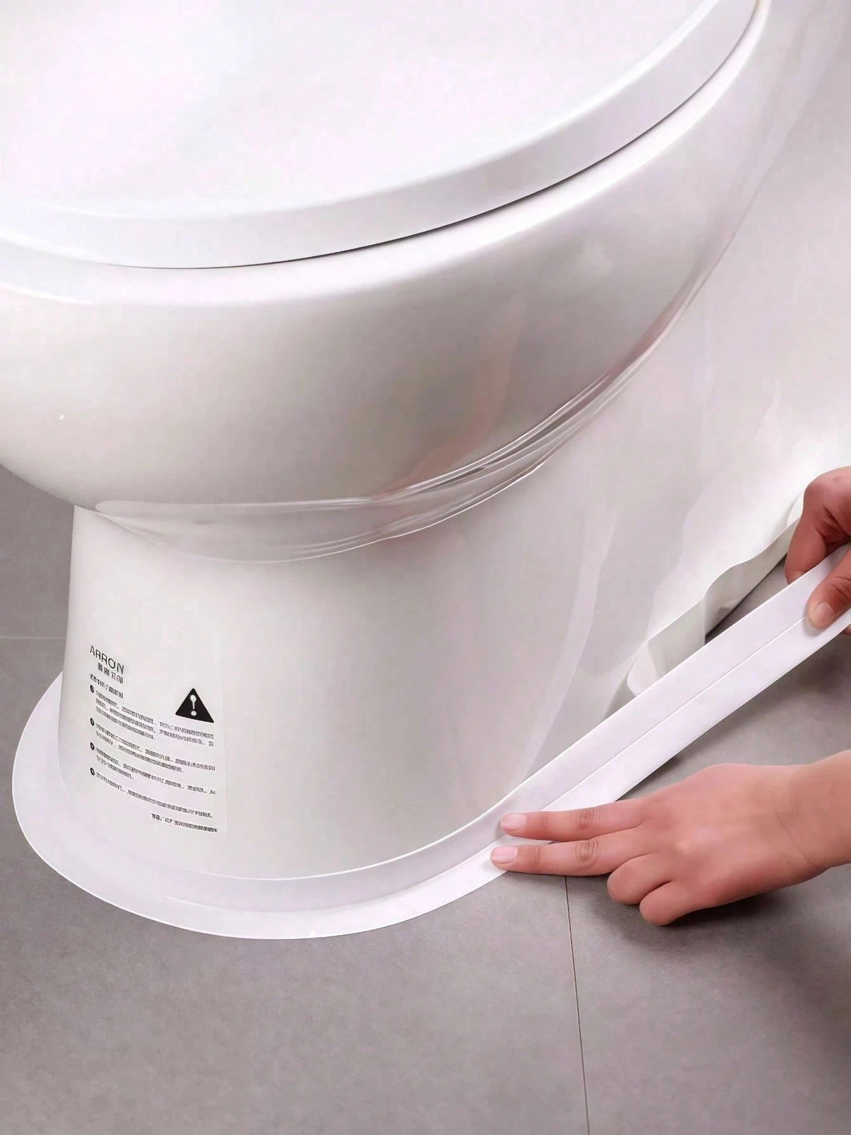 1 Roll PVC Waterproof Sealing Tape, Self-Adhesive Anti-Crack Strip, Suitable For Sinks And Stoves, Floor Corner Gap Stickers, Moisture-Proof And Mold-Resistant, Suitable For Kitchen, Bathroom, Toilet