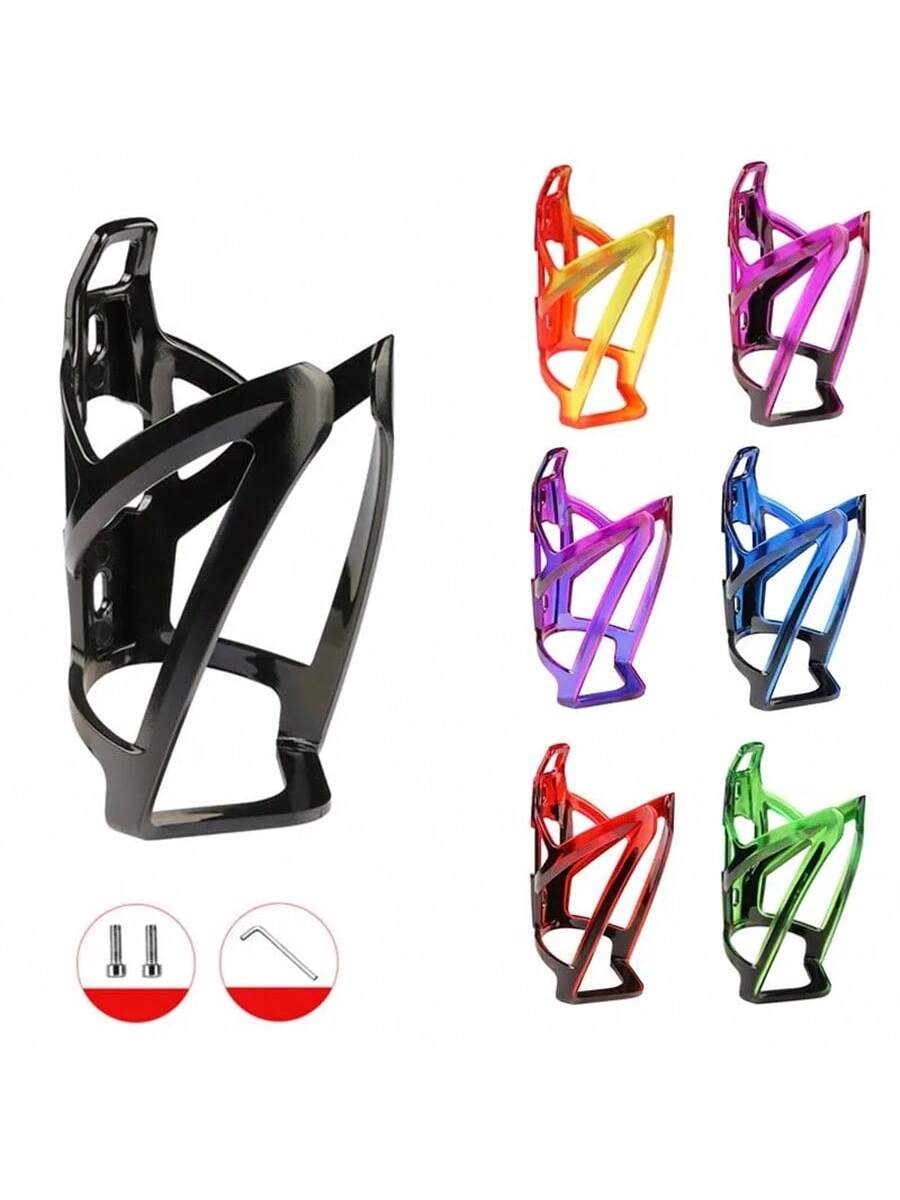 1 Set Durable & Lightweight Bicycle Water Bottle Cage With Mounting Screws And Tools, Fits Most Standard Water Bottles, Easy & Secure Installation, Perfect For Bike Enthusiasts, Vibrant Color Matches