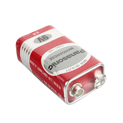 100% Genuine Panasonic 6F22ND 9V Alkaline Battery, Mercury-Free Long-Lasting, Suitable For Smoke Detectors/Clocks/Wireless Microphones
