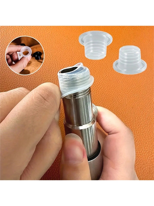 10pcs/20pcs Faucet Leak Seal Gaskets, Faucet Triangle Valve Plugs, Universal Hot & Cold Sleeve Fittings, Hose Seal Gaskets, Rubber Drip Leak Prevention