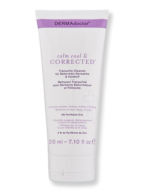DermaDoctor Calm Cool & Corrected Tranquility Cleanser with 2% Pyrithione Zinc for Seborrheic Dermatitis