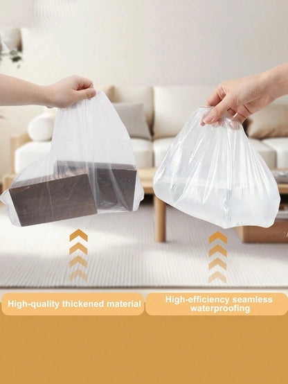 12 Pcs Waterproof Shoe Covers For Rain, Non-Slip Disposable Plastic Shoe Ponchos, Thickened PE Material Boot Covers (Clear)