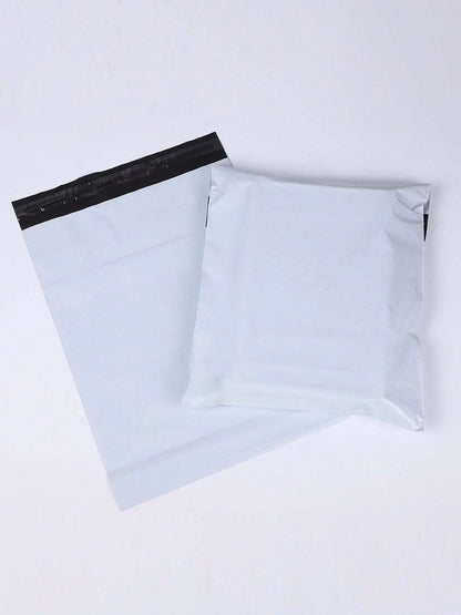 12pcs Extra Large White Self-Sealing Courier Bags, Waterproof Logistics Shipping Packaging Bags, Enlarged & Thickened Colored Courier Bags Suitable For Transportation, Clothing, Stationery, Party Gift