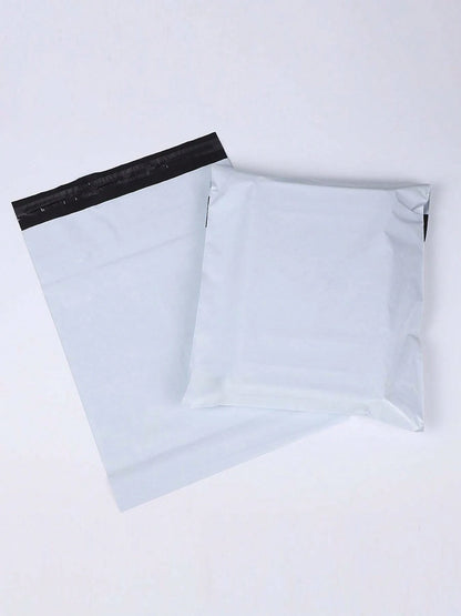 12pcs Extra Large White Self-Sealing Courier Bags, Waterproof Logistics Shipping Packaging Bags, Enlarged & Thickened Colored Courier Bags Suitable For Transportation, Clothing, Stationery, Party Gift