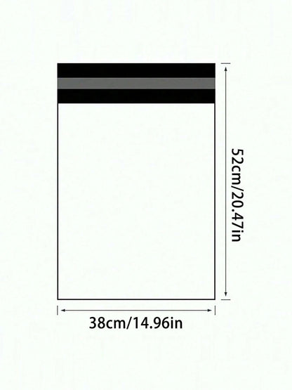 12pcs Extra Large White Self-Sealing Courier Bags, Waterproof Logistics Shipping Packaging Bags, Enlarged & Thickened Colored Courier Bags Suitable For Transportation, Clothing, Stationery, Party Gift