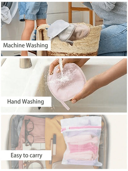 12pcs Soft Microfiber Facial, With Hanging Loop, Gentle On Skin, Reusable And Washable. Suitable For Christmas, Winter, Pink, Graduation, Birthday, Holiday, Summer, Autumn, Y2K, Fashion, Women's Mak