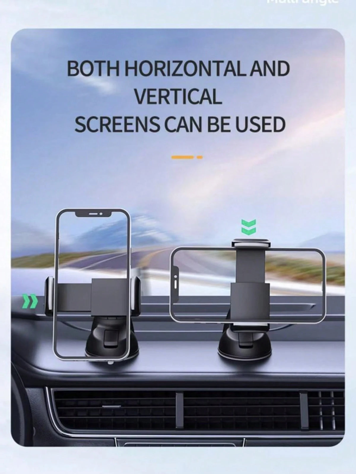 1pc 360 Degree Rotatable Multifunctional Car Phone Holder