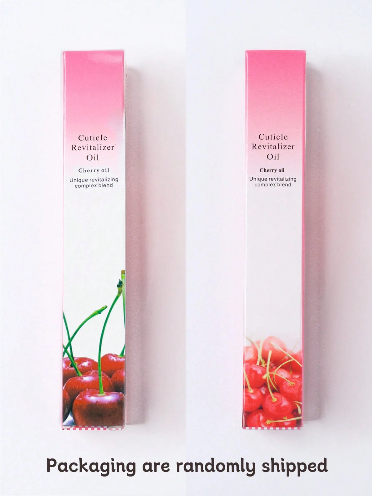 1pc 3ml Cherry Pink Nail Cuticle Care Oil Pen, Botanical Nourishing Oil Moisturizing Nail Edge Care Tool (Random Color)