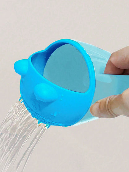 1pc Bear Shaped Baby Shampoo Cup Shower Rinser Bathing Gargle Cup