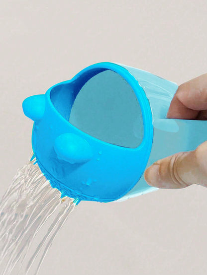1pc Bear Shaped Baby Shampoo Cup Shower Rinser Bathing Gargle Cup