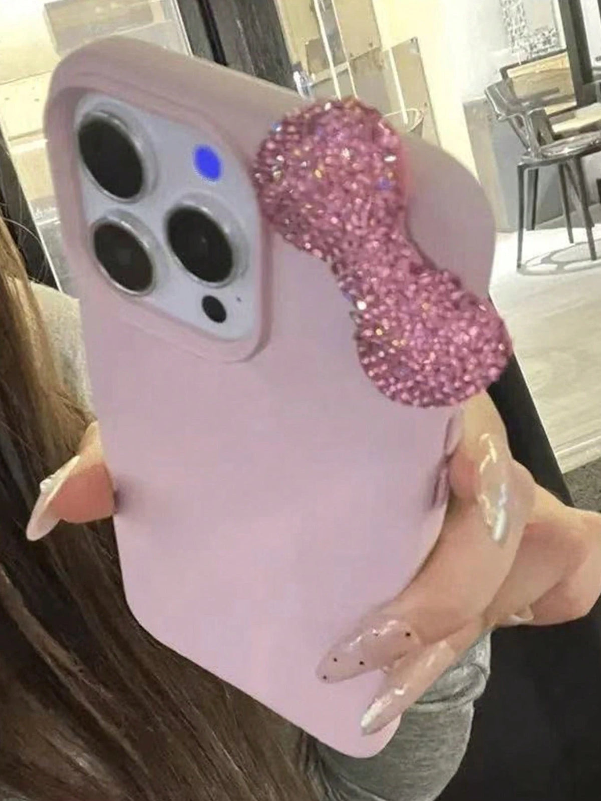 1pc Black Personalized Full Coverage TPU Shockproof Phone Case Compatible With Apple 17, 16, 15, 14, 13, 12, 11 Pro Max