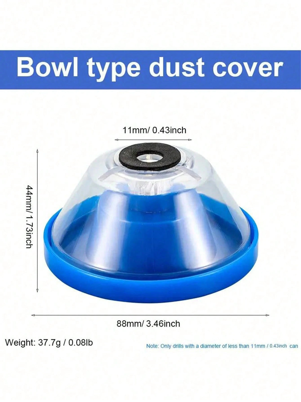 1pc Electric Drill Dust Cover, Essential Accessory, Dust Collection Bowl, Suitable For Household Electric Power Tools