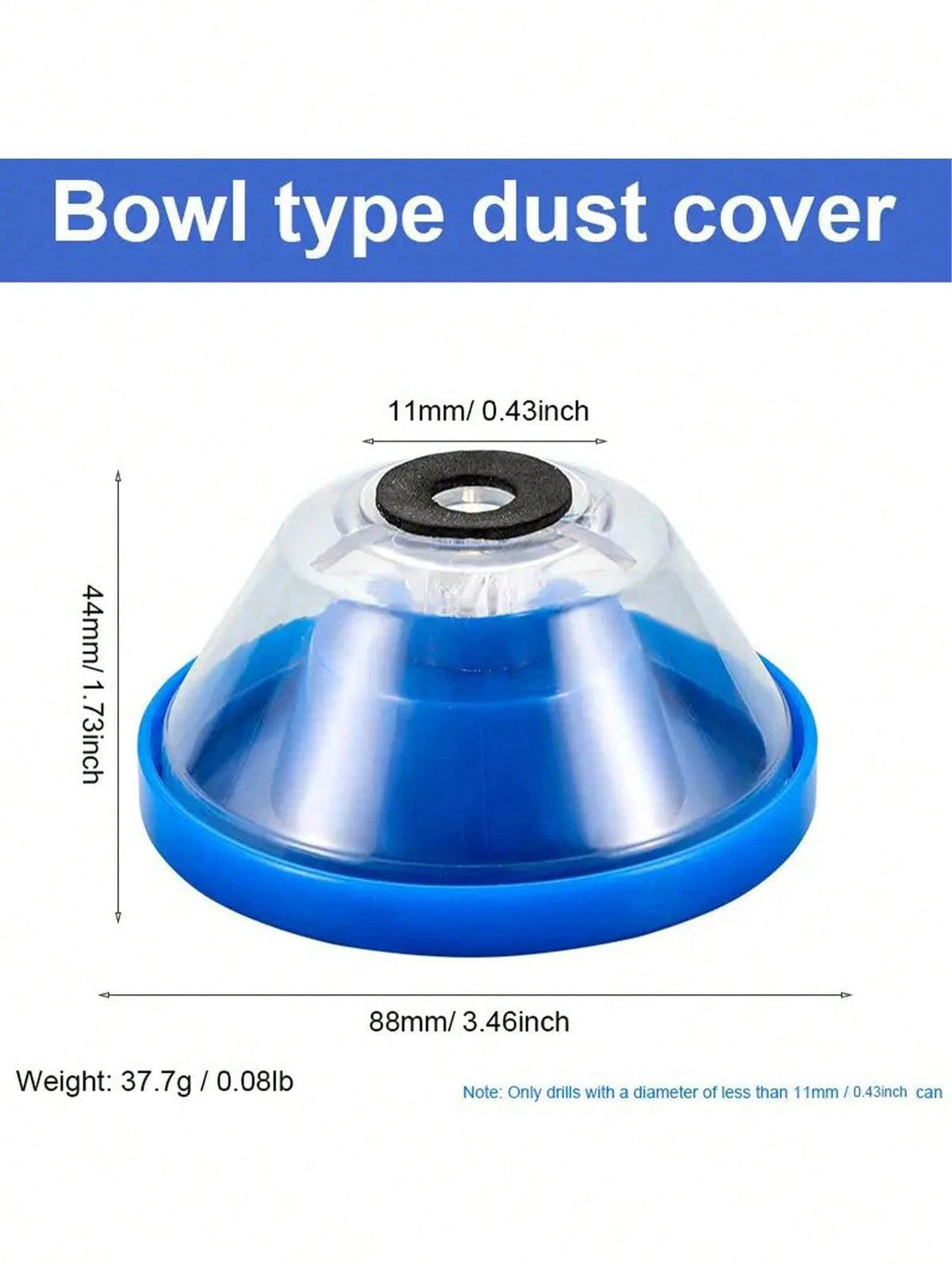 1pc Electric Drill Dust Cover, Essential Accessory, Dust Collection Bowl, Suitable For Household Electric Power Tools