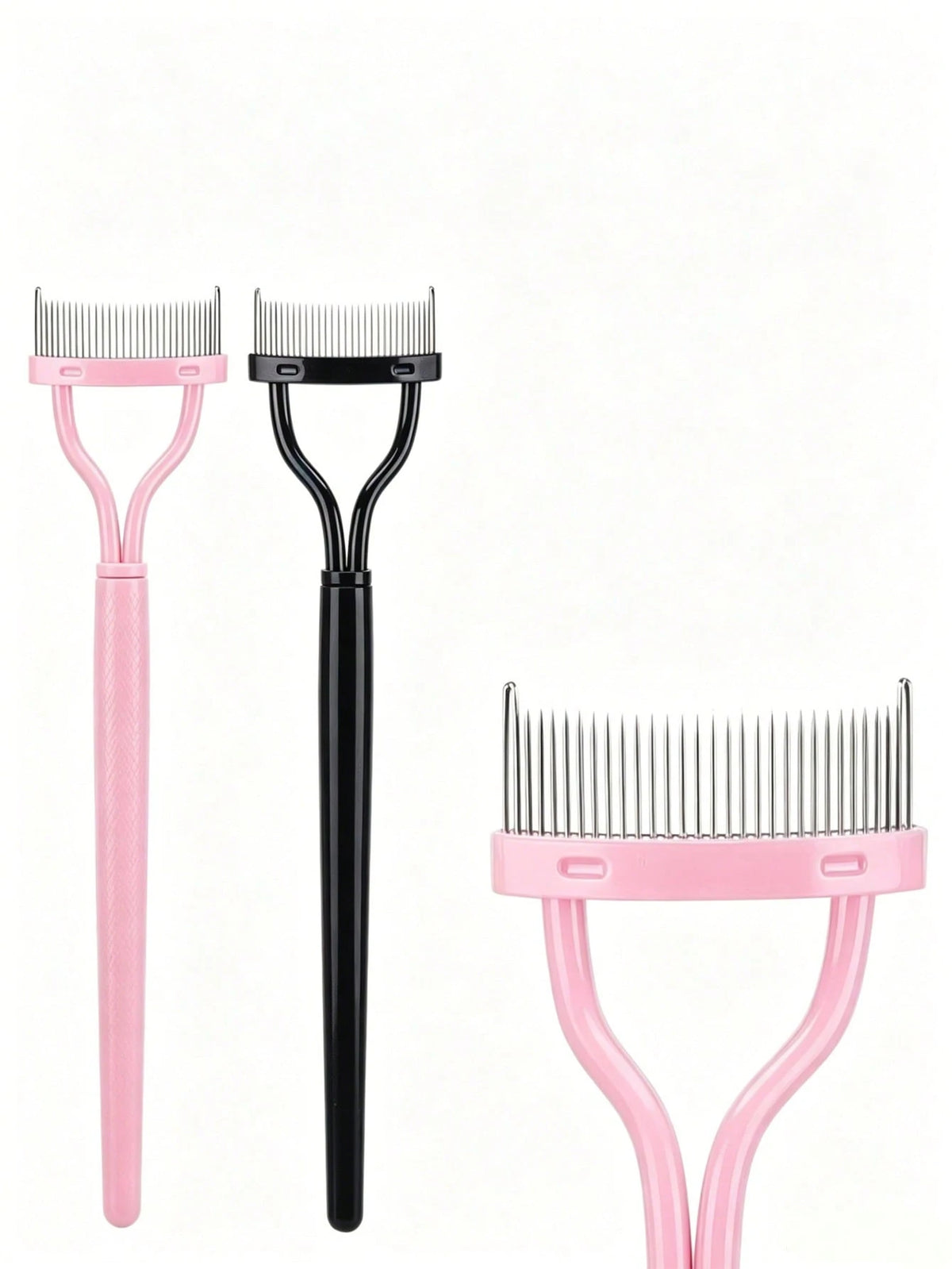 1pc Eyelash Comb,Eyelash Separator,Steel Needle Eyelash Comb,Stainless Steel Fine-Tooth Comb,Eyelash Comb For Separating And Grooming Lashes,Eyeshadow Brush,False Eyelash,Bathroom Accessories,Holiday
