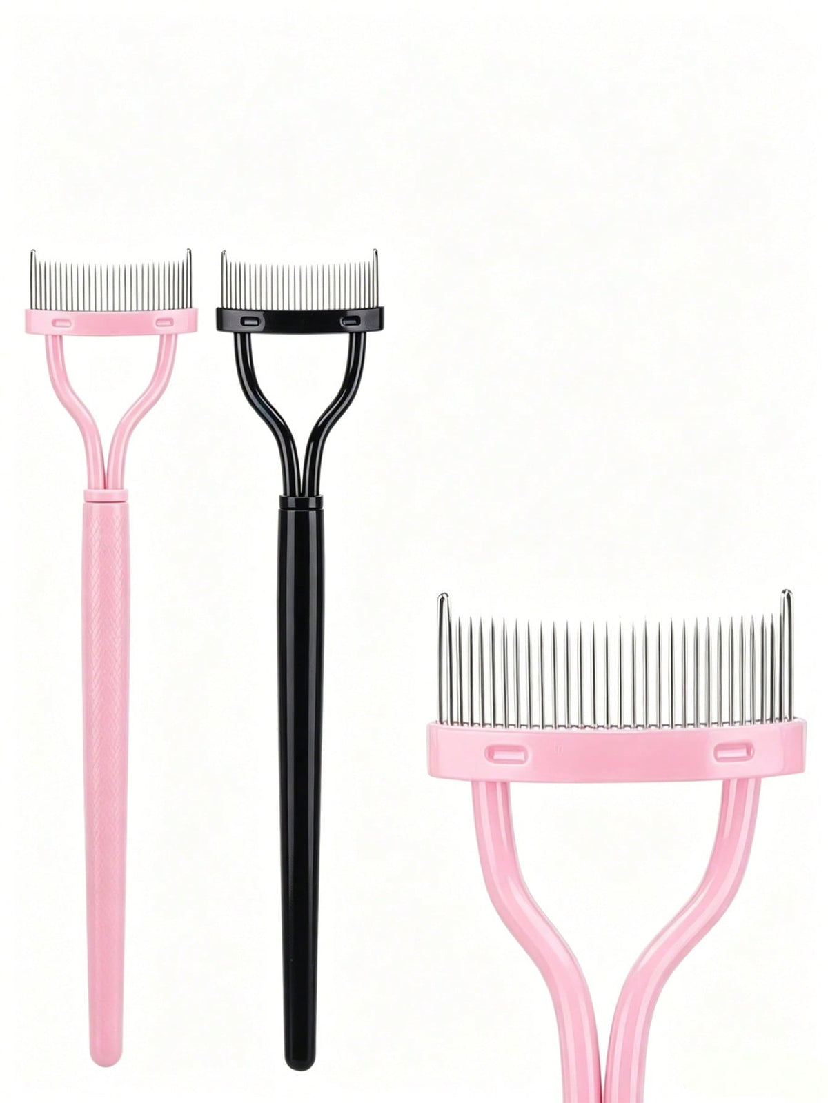1pc Eyelash Comb,Eyelash Separator,Steel Needle Eyelash Comb,Stainless Steel Fine-Tooth Comb,Eyelash Comb For Separating And Grooming Lashes,Eyeshadow Brush,False Eyelash,Bathroom Accessories,Holiday
