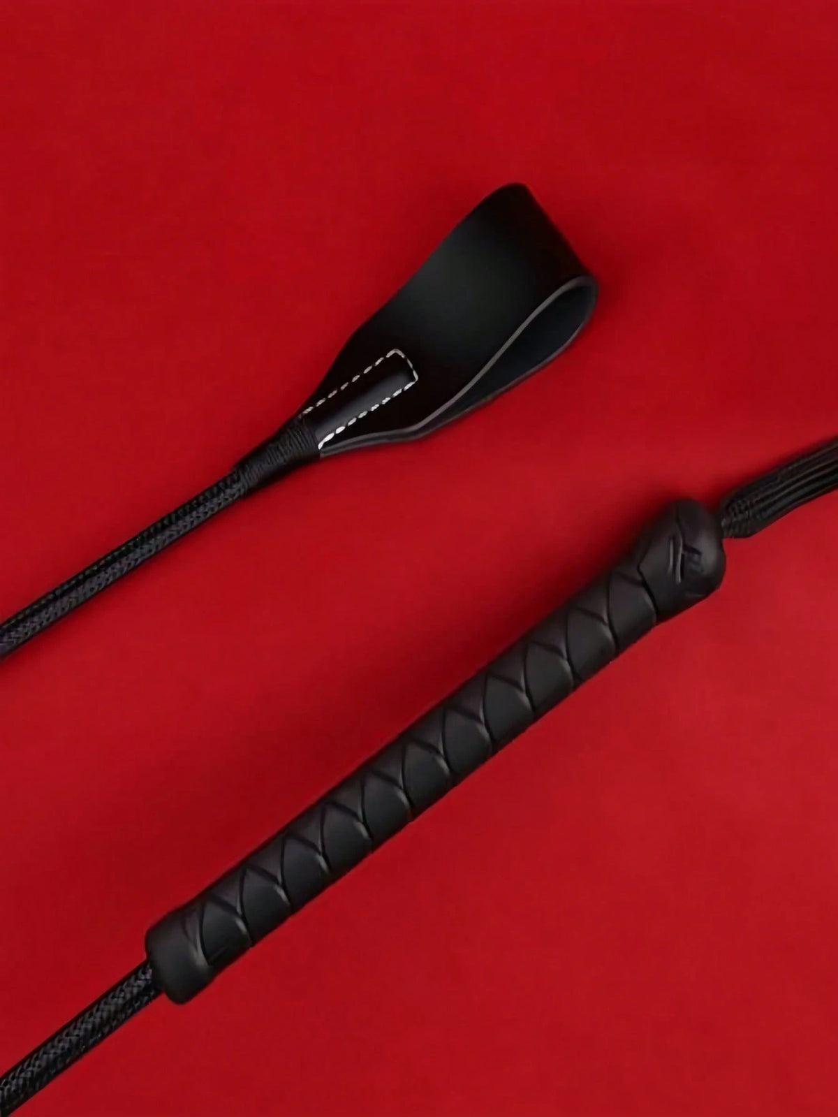 1pc High Quality Genuine Leather Whip- 50cm/19.68inch, Suitable For Equestrian Training And Riding Accessories, Training Artifact