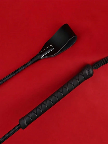1pc High Quality Genuine Leather Whip- 50cm/19.68inch, Suitable For Equestrian Training And Riding Accessories, Training Artifact