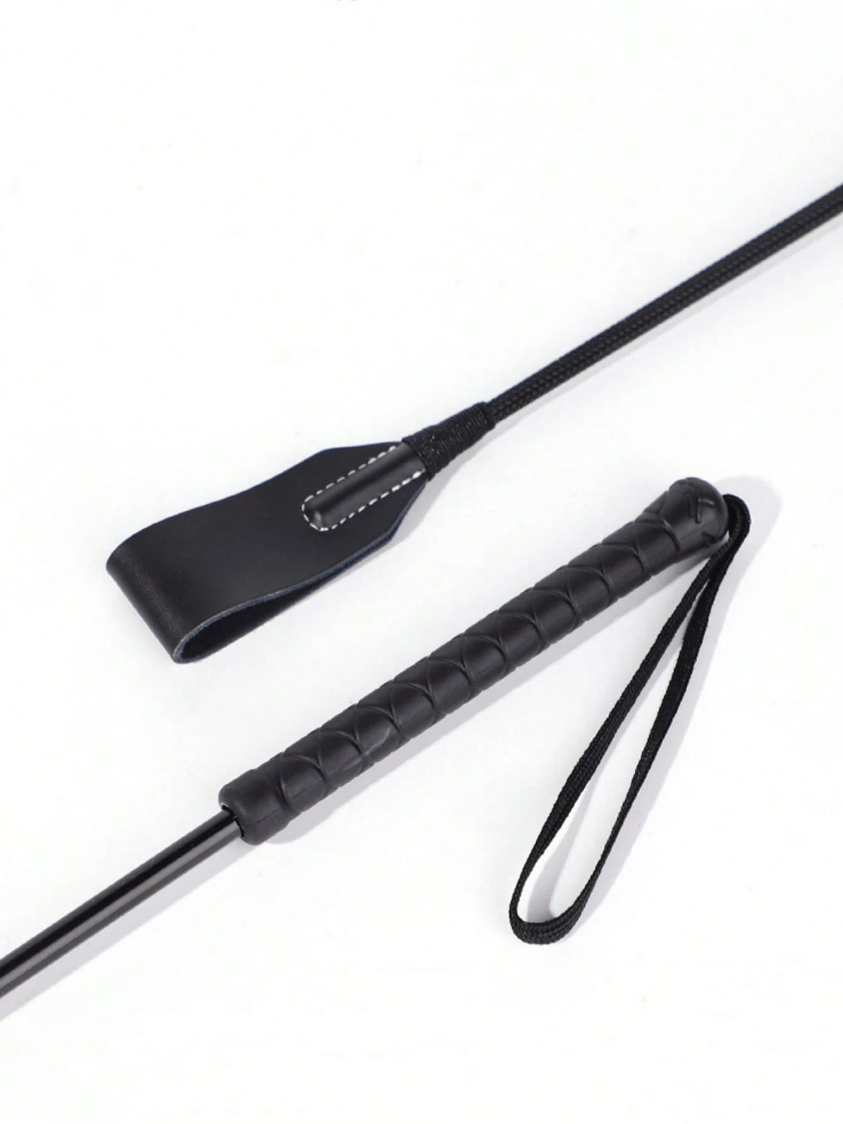 1pc High Quality Genuine Leather Whip- 50cm/19.68inch, Suitable For Equestrian Training And Riding Accessories, Training Artifact