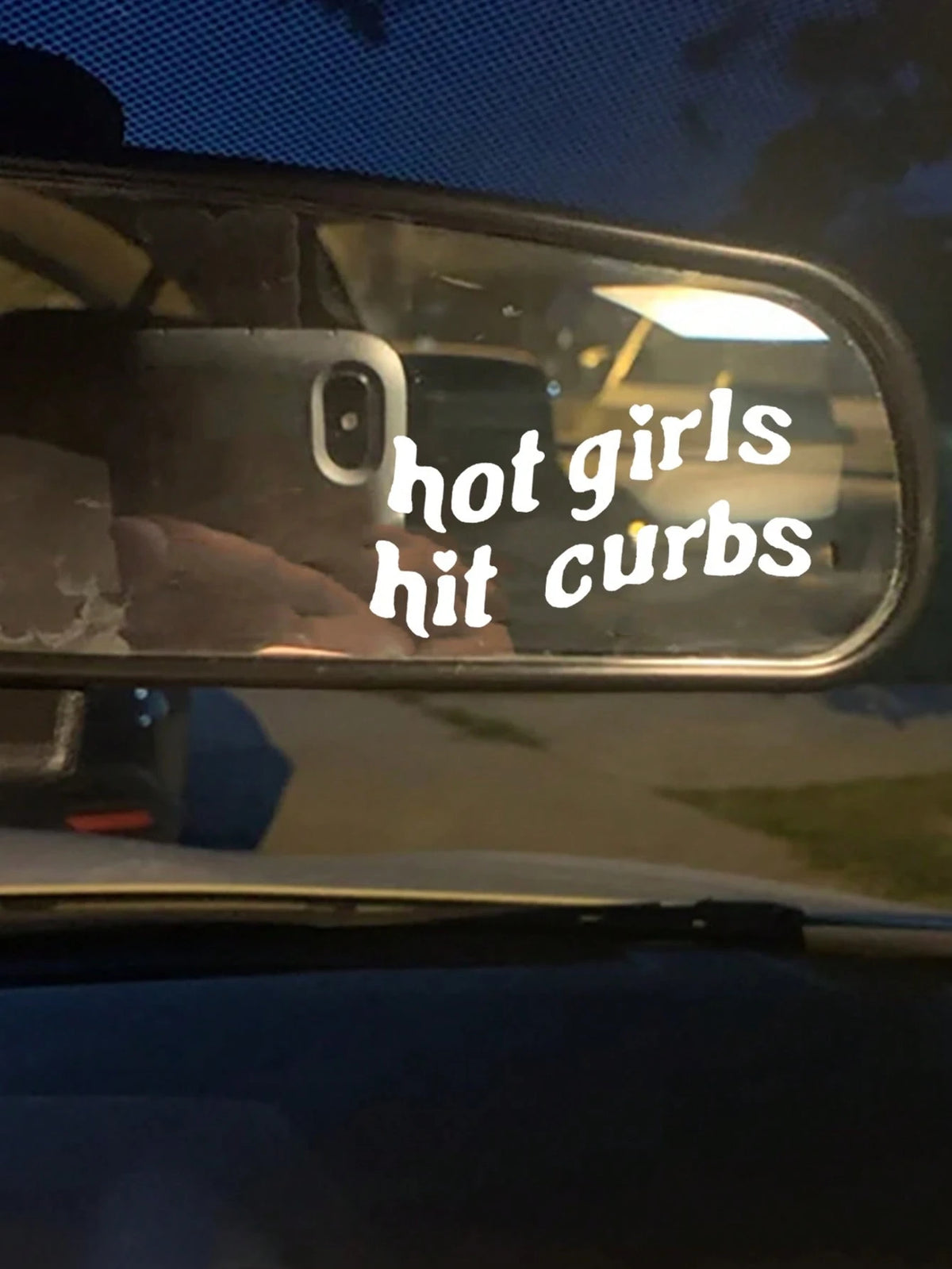 1pc Letter Graphic Car Sticker