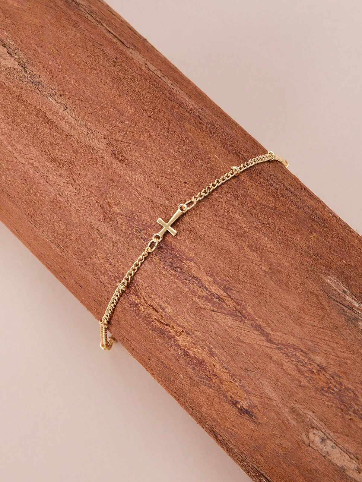 1pc Luxury Stainless Steel Anklet, Embellished Design, Suitable For Women's Daily Or Party Wear, Also Can Be Given As A Gift