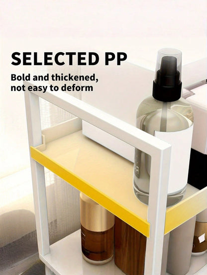 1PC MultiTier SpaceSaving Sturdy Durable EasyClean Multifunctional Versatile Adjustable Cosmetic Organizer Storage Rack Tray Vanity DressingTable Bathroom Bedroom Kitchen HomeDecor HotSearch ForWomen