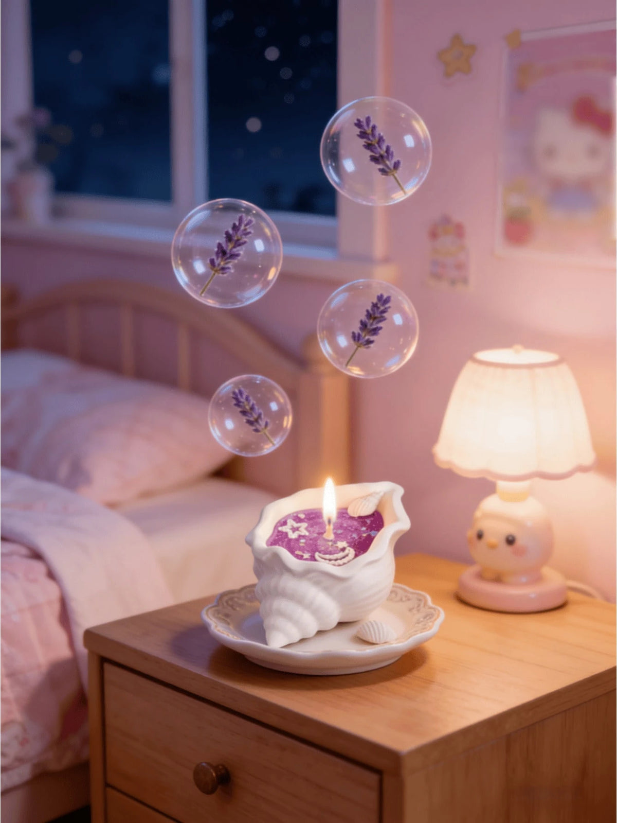 1pc Ocean Style Seashell Conch Jelly Aromatherapy Candle, Transparent Sea Blue Wax Body With Seashell, Starfish And Fine Sand Decor, Soft Candlelight And Fresh Coastal Atmosphere When Lit, Like Being