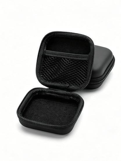 1pc Portable Coin Purse, Earphone Case, Earbud Storage Box, USB Cable Organizer, Storage Bag, Key Holder, Charger Pouch, Wireless Earbuds & Headphones Case, Essential College Dorm Travel Organizer, Co