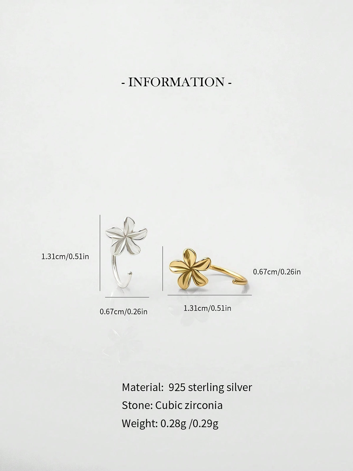 1pc Shiny Silver S925 Flower Petal Nose Ring/Nose Stud/Gold Nose Ring/Silver Nose Ring/Nose Hoop/Ear Cartilage Hoop/Ear Cuff/Small Earring