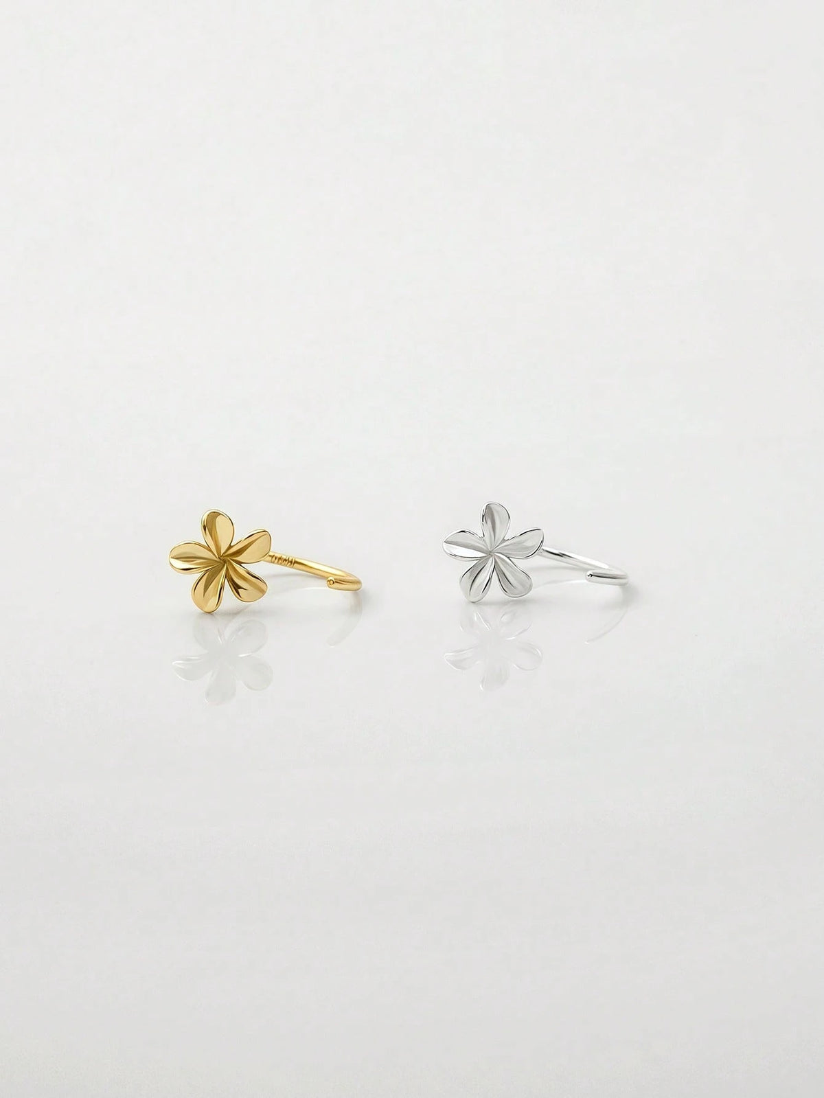 1pc Shiny Silver S925 Flower Petal Nose Ring/Nose Stud/Gold Nose Ring/Silver Nose Ring/Nose Hoop/Ear Cartilage Hoop/Ear Cuff/Small Earring