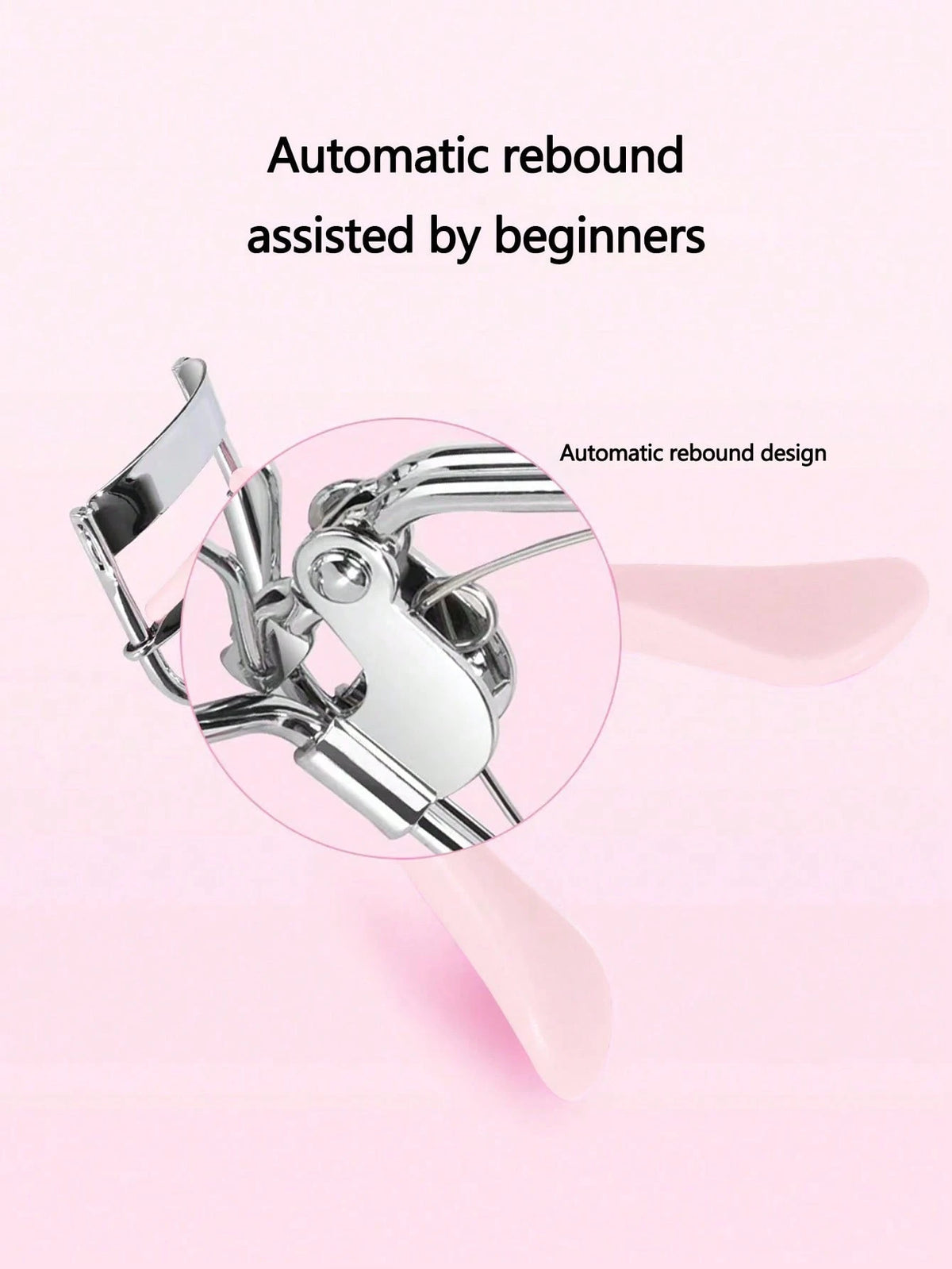 1pc Stainless Steel Eyelash Curler, Makeup Eyelash Curler, False Eyelash Applicator, Makeup Broad Angle Beauty Tool, Soft Texture Won't Pinch Lashes, Long-Lasting Shaping, Comfortable To Use