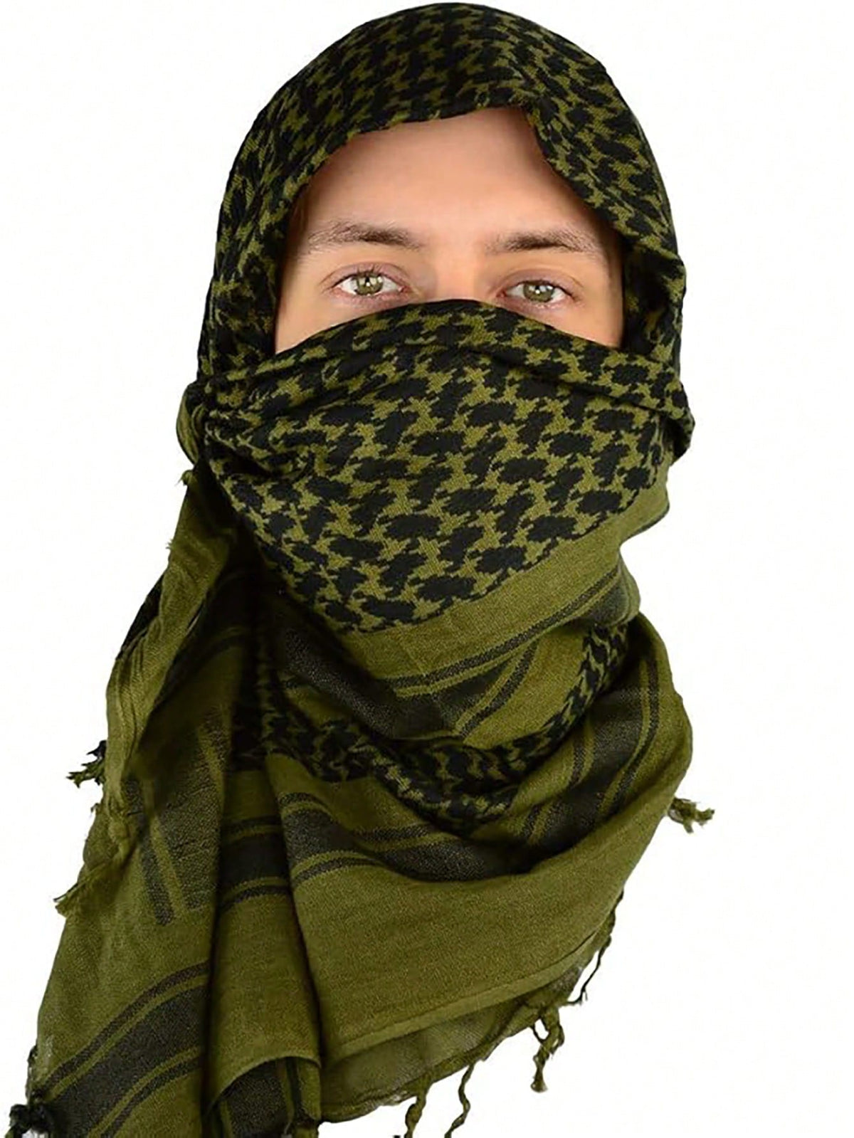 1pc Tactical Desert Military Camo Headwrap, Unisex, Tactical Mesh Camo Scarf, Motorcycle Face Mask, Riding Arab Scarf, Summer Headband, Suitable For Wargames, Sports And Other Outdoor Activities, Hall
