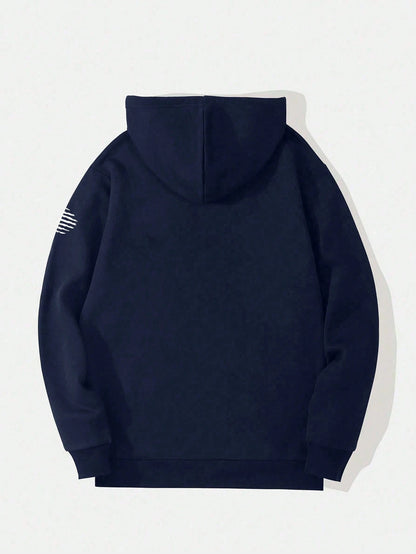 1pc Tween Boys Versatile, Personalized, Fashionable, Loose Fit Pullover Sweatshirt, Spring/Autumn
