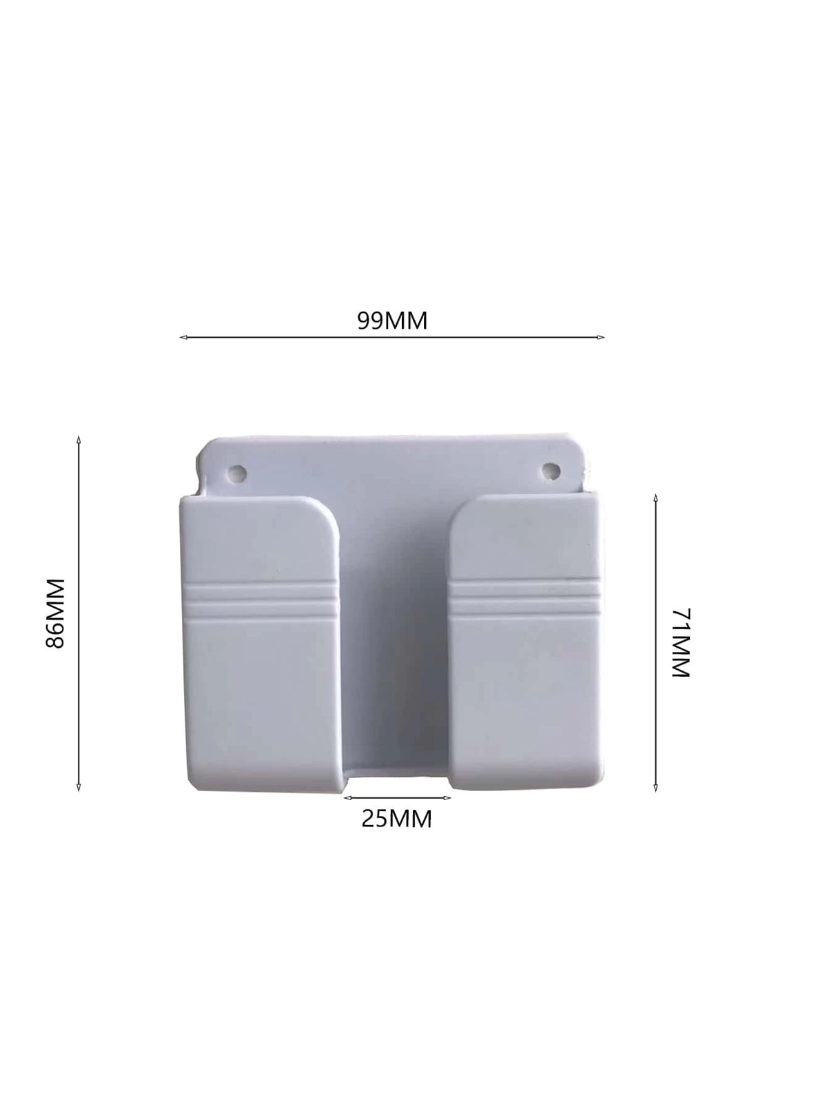 1pc Wall Mount Mobile Phone Charging Rack, Creative Multifunction Remote Control Storage Box, Bedside Container Rack For Charging Room Decor