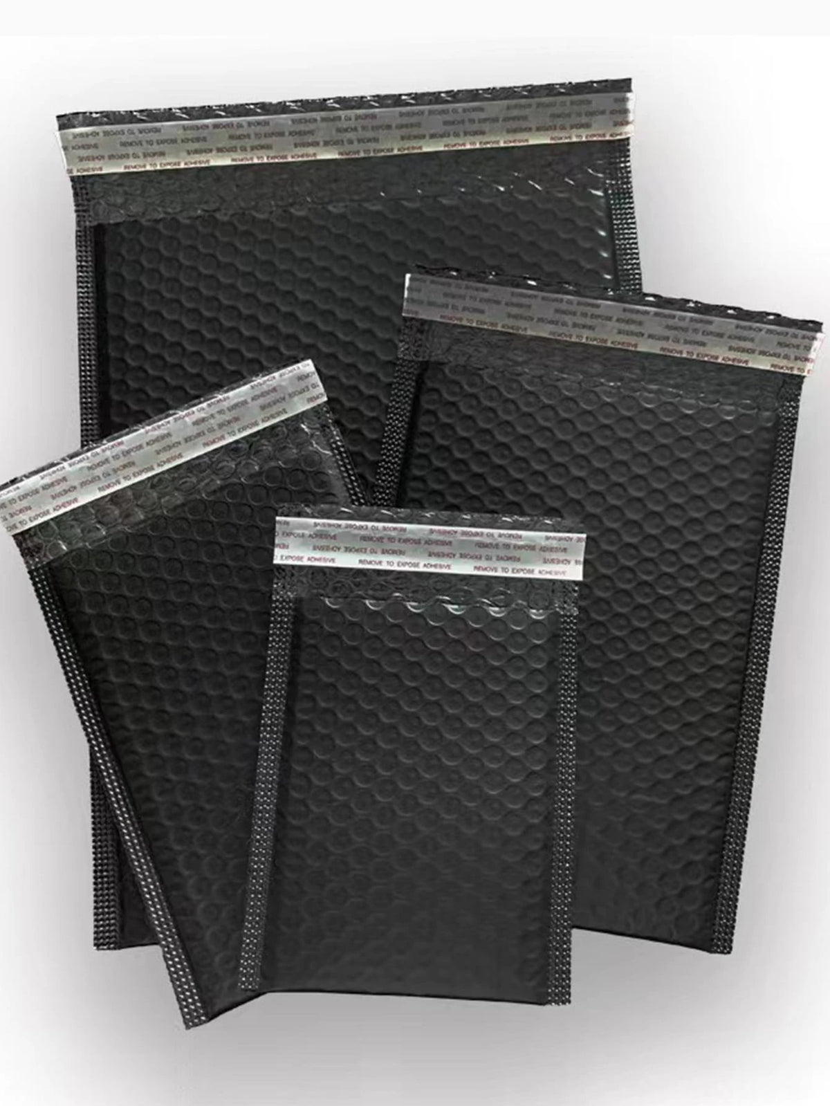 1set/10pcs Black Bubble Mailer Bag Back To School