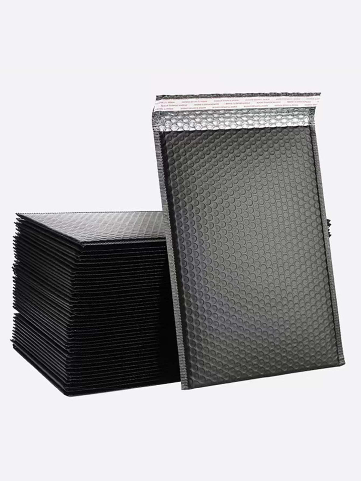 1set/10pcs Black Bubble Mailer Bag Back To School
