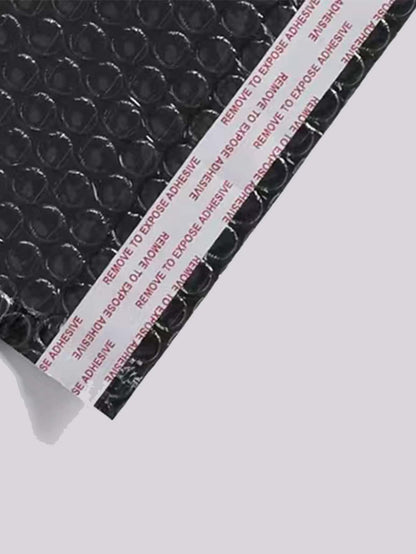1set/10pcs Black Bubble Mailer Bag Back To School