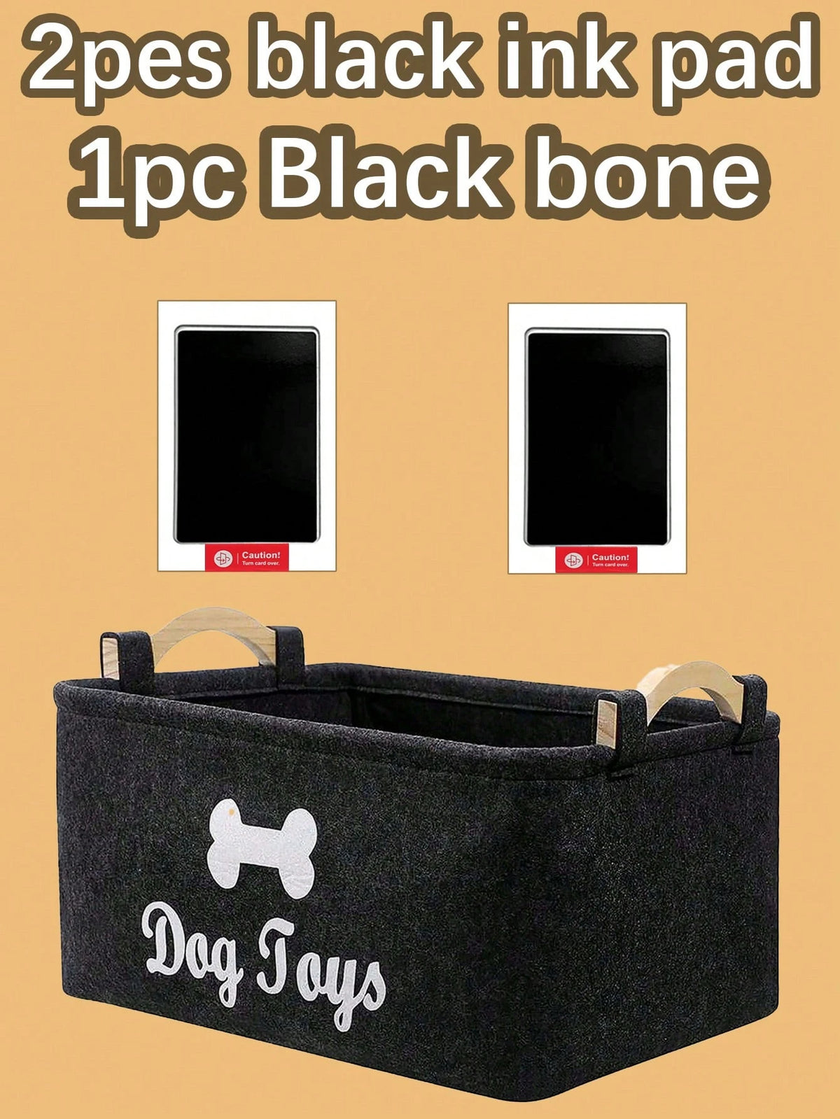 2pcs Pet Paw Print Set, 2025 New Non-Contact Ink Pad, Easy To Make Pet Paw Prints, Commemorate Pet Growth, No Ink Required To Preserve Cat/Dog Paw Prints As Pet Keepsake. Pet Toy Storage Box, Toy & Mi