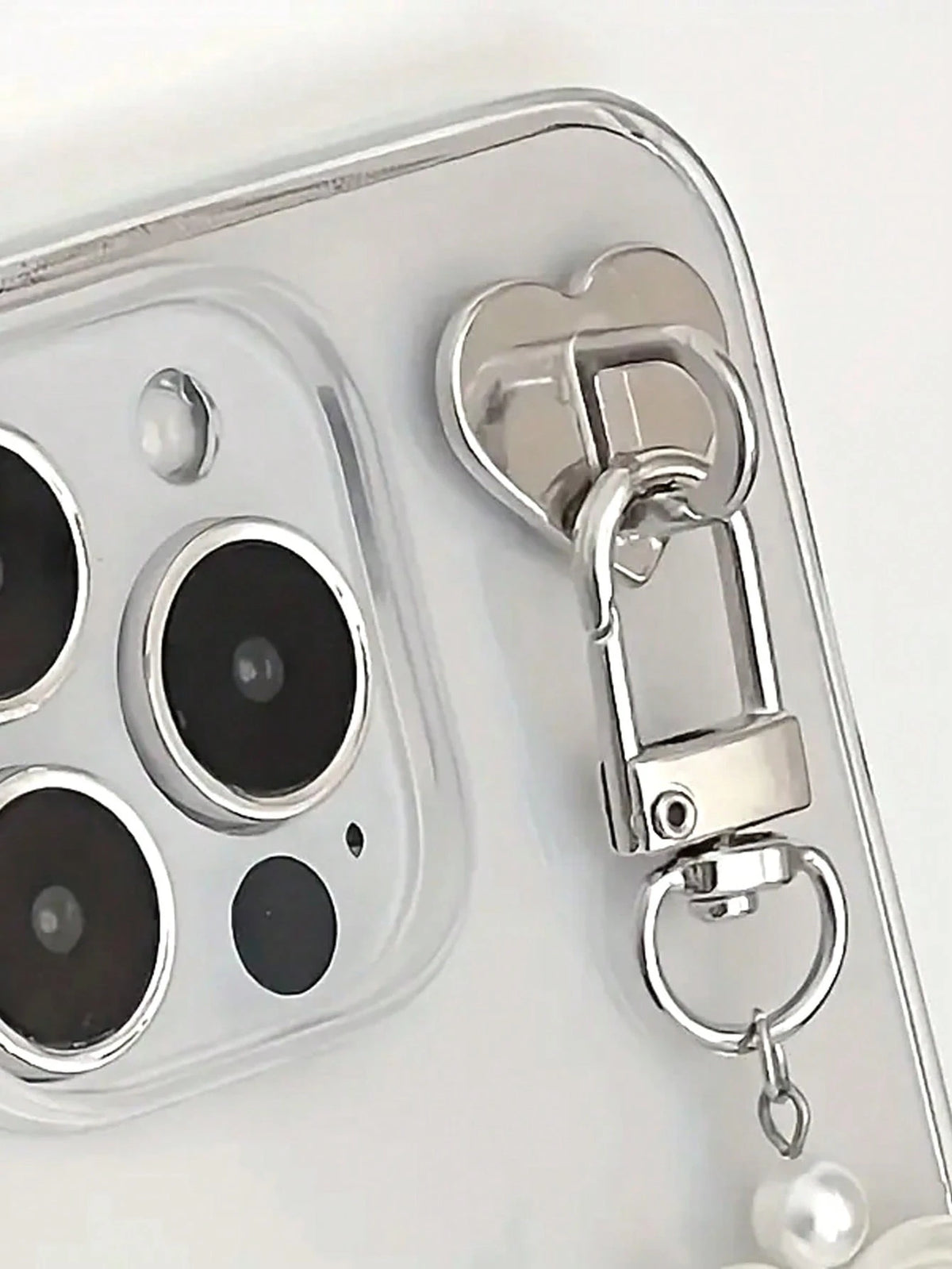 3-In-1 Phone Case Heart Star Moon Snap Button + Door Buckle + Lobster Claw Clasp Lanyard, DIY Phone Lanyard Strap, Phone Lanyard, Alloy Metal Material, Strong Adhesive Backing, No Residue, Phone Case