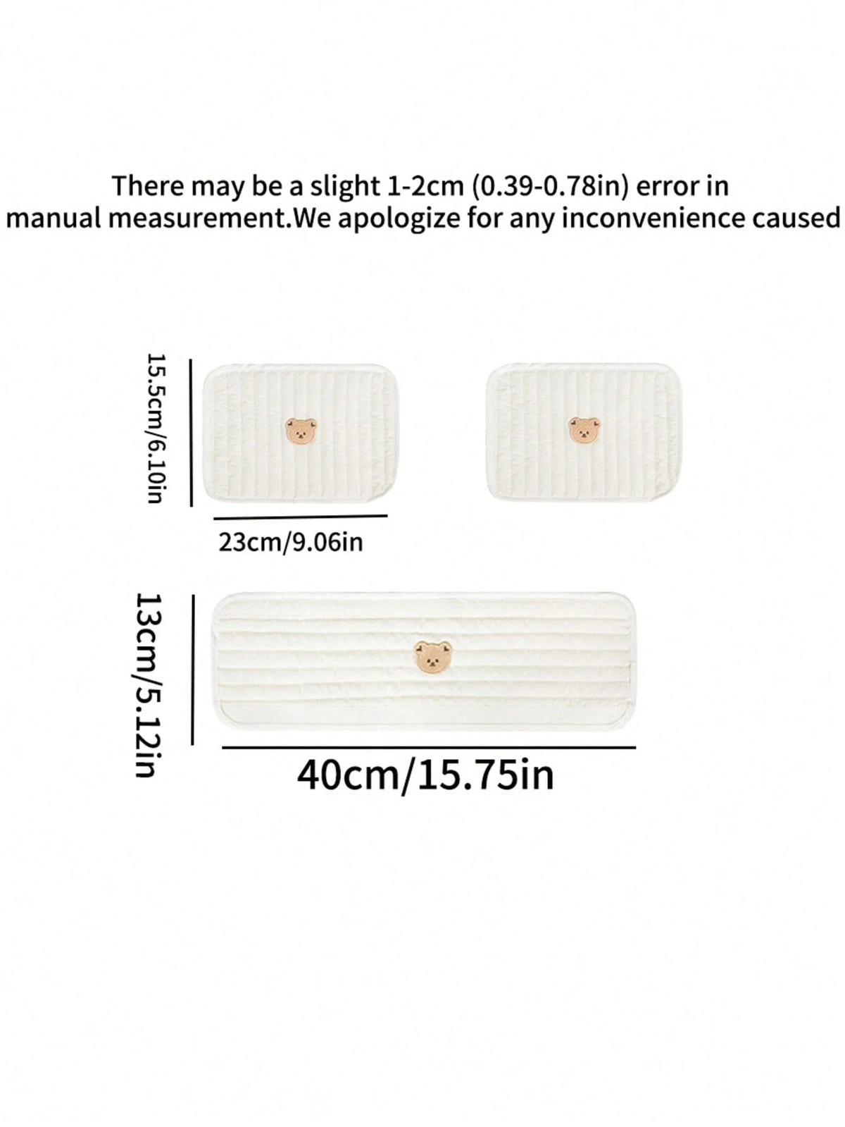 3pcs/Set Baby Stroller Accessories Set- Soft Stroller Handle Cover And Seat Shoulder Strap Cover, 3D Embroidered Pattern, Non-Slip Shoulder Pad Suitable For Baby Stroller, More Comfortable For Baby T