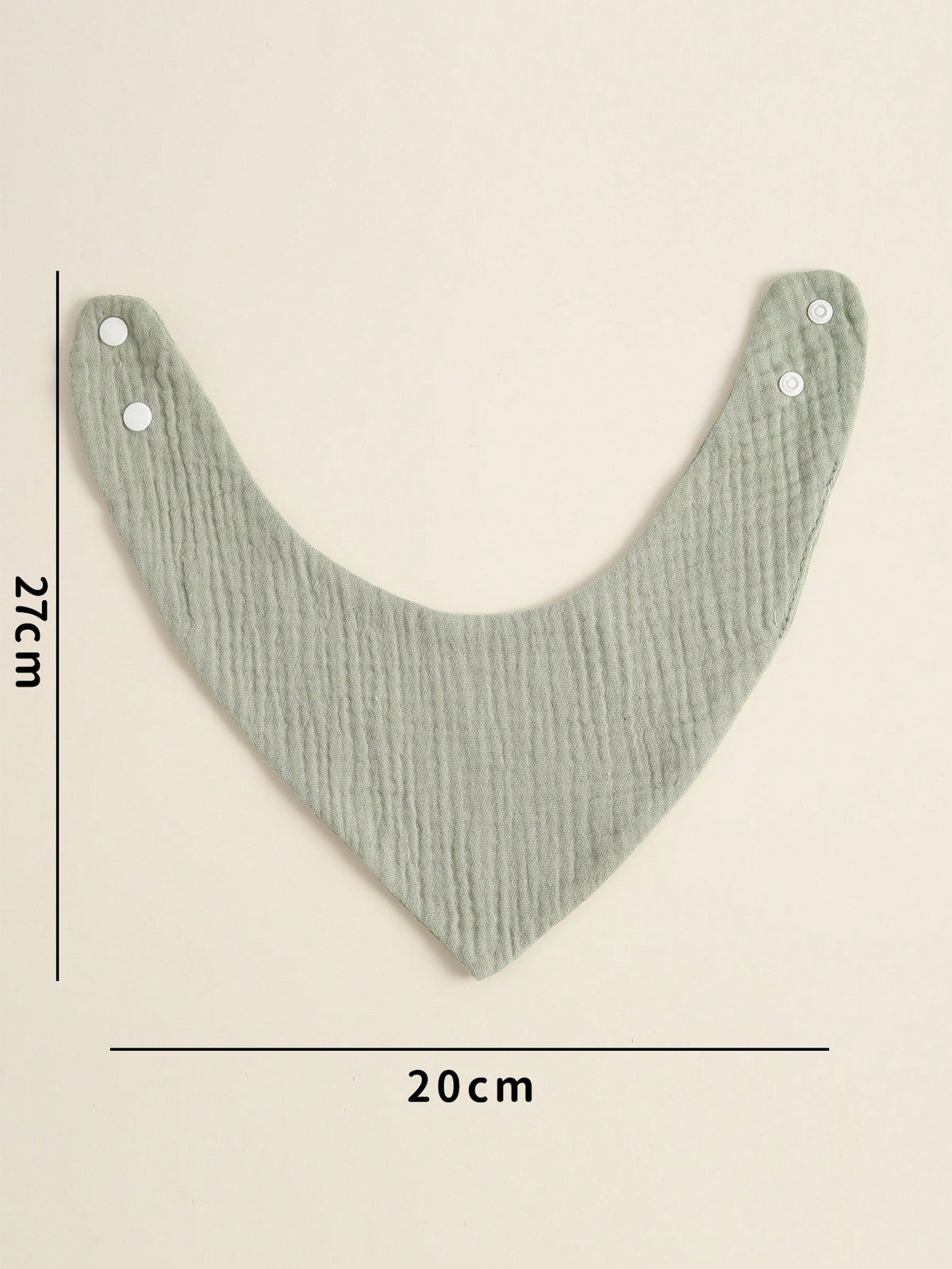 3pcs/Set Solid Color Muslim Cotton Baby Bibs, Soft Absorbent Pure Cotton Breathable Triangle Burp Cloths