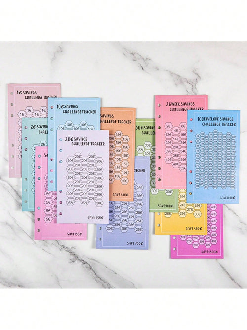 48 Sheets Money Saving Challenge Book Budget Sheets For A6 Binder Savings Challenges Book Money Saving Binder Usd 30 Day 52 Week Savings Challenge Money Saver Saving Money Challenge Savings Tracker Ba