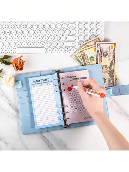 48 Sheets Money Saving Challenge Book Budget Sheets For A6 Binder Savings Challenges Book Money Saving Binder Usd 30 Day 52 Week Savings Challenge Money Saver Saving Money Challenge Savings Tracker Ba